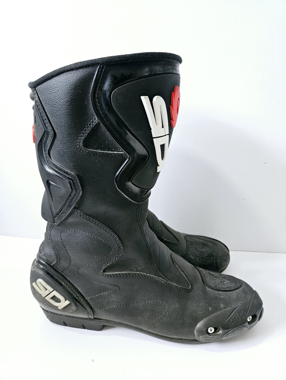 Sidi Fusion Roadrace Motorcycle Boots Size 11.5 Powersports